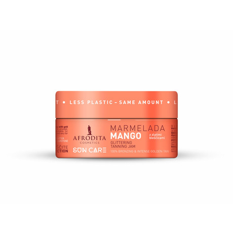 Afrodita SUN CARE MARMELADA MANGO bronzosító csillámokkal Afrodita SUN CARE MARMELADA MANGO bronzosító csillámokkal